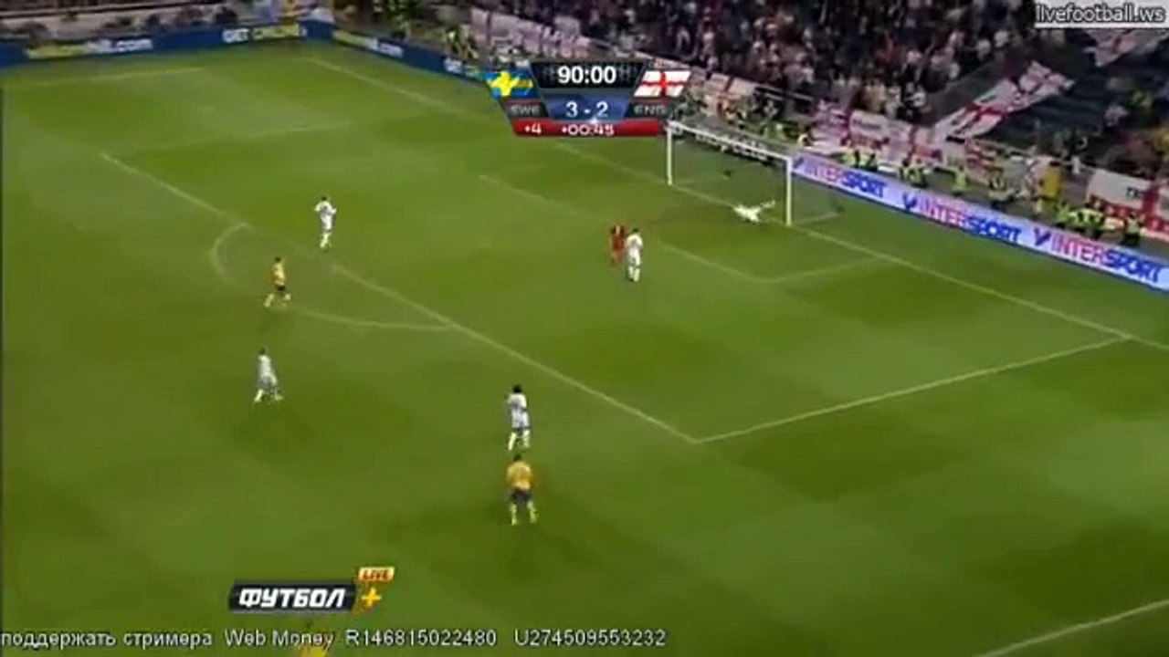 Incroyable but de Zlatan Ibrahimovic contre l'angleterre (4-2)