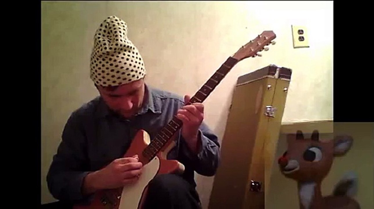 Rudolph The Red-Nosed Reindeer-Solo Jazz Guitar--With Rudolph