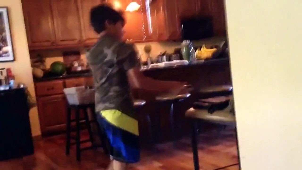 Fat kid with camera