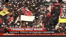 Recep Tayyip Erdoğan DUA şiiri - İstanbul Yenikapı Mitingi