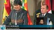 Evo Morales, distinguido en Córdoba: 