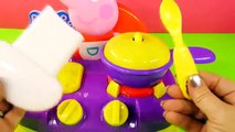 Peppa Pig Sing Along Kitchen Play Doh Muddy Puddles Cooking Playset Peppa's Song and Dance Toys