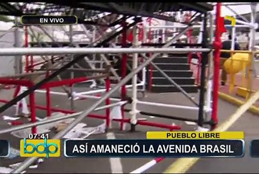 Parada Militar: así amaneció la avenida Brasil tras el desfile por Fiestas Patrias