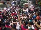 لحظة اعلان فوز محمد عساف بلقب Arab Idol في مدينة الخليل