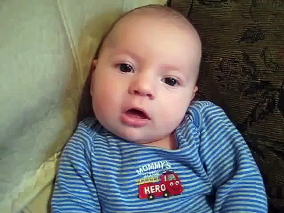 Baby Saying "I Love you" to his Mom