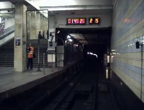 Ночная расстановка в Московском метро