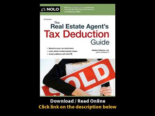[Download PDF] The Real Estate Agents Tax Deduction Guide