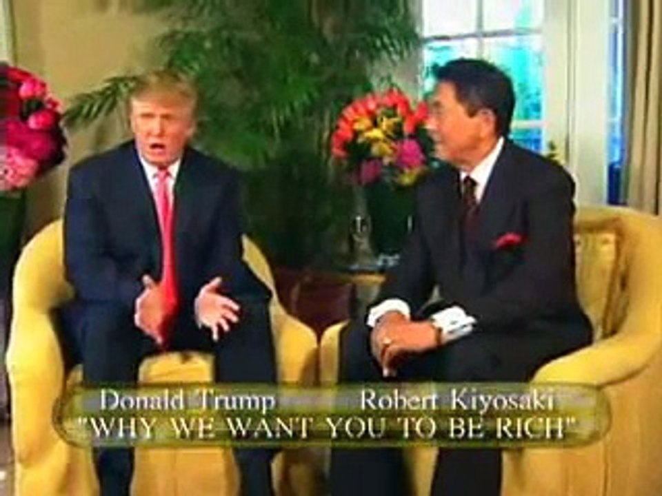 Queremos que seas Rico, Robert Kiyosaky y Donald Trump