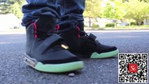 SoleCool App Nike Air Yeezy 2 Black and Solar Red Shoes Review
