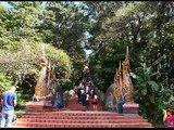 พระธาตุดอยสุเทพ น้ำพุร้อนสันกำแพง Doi Suthep - Sankampaeng Hot Springs ChiangMai  Thailand.