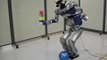 HRP-2 humanoid robot learns to use obstacles to its advantage