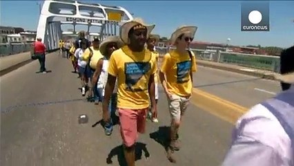 Activistas inician marcha de 40 días a Washington en busca de medidas contra el racismo