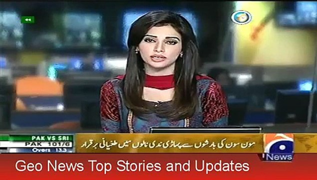 Geo News Headlines 2 August 2015_ Flood Warning Declares In Nowshera