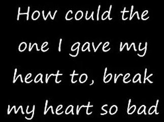 Aaliyah Lyrics One I Gave My Heart To