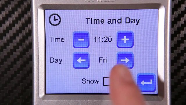 How to use the Alde 3020-112 control panel