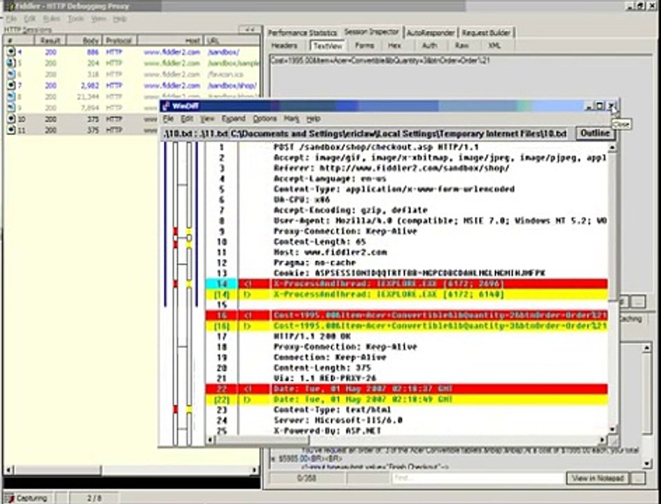 Fiddler - Web Debugging Proxy