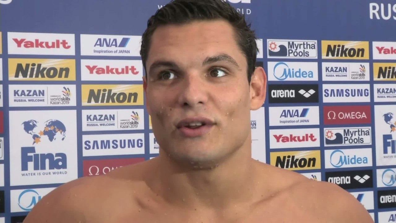 Natation - ChM (H) - 50m papillon : Manaudou «23"15, ce n'est pas très rapide»