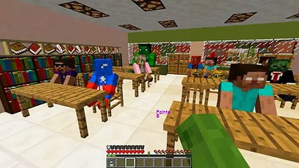 Minecraft School - HELPING THE TEENAGE MUTANT NINJA TURTLES!