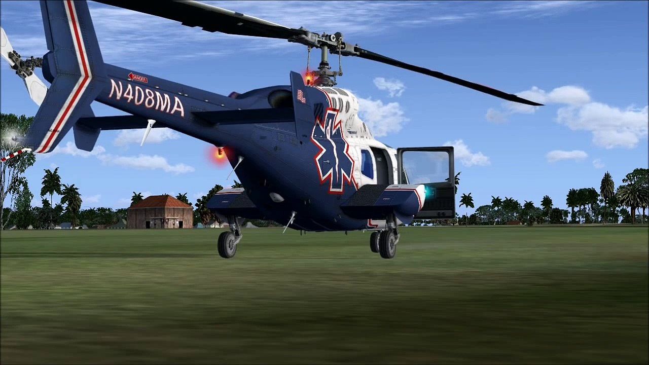 FSX How to Start Up Cera Sim Bell 222 .