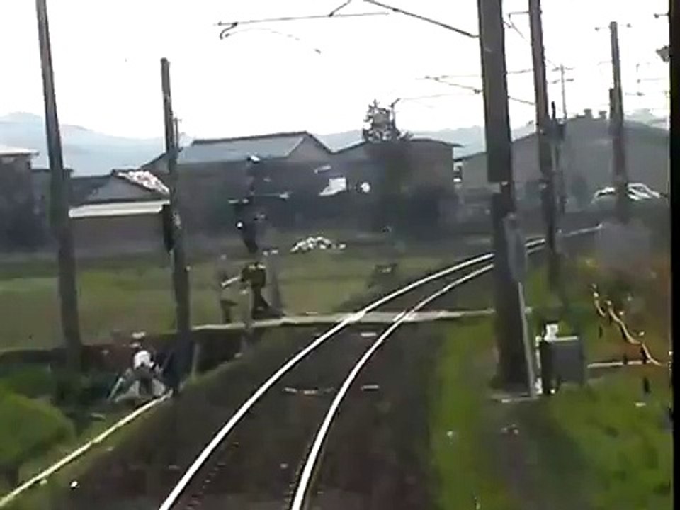 JR山陰本線　伯耆大山駅～米子駅　前面展望