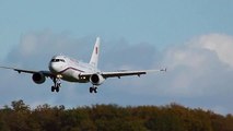 [HD] Rossiya Airbus A319 landing at Geneva/GVA/LSGG