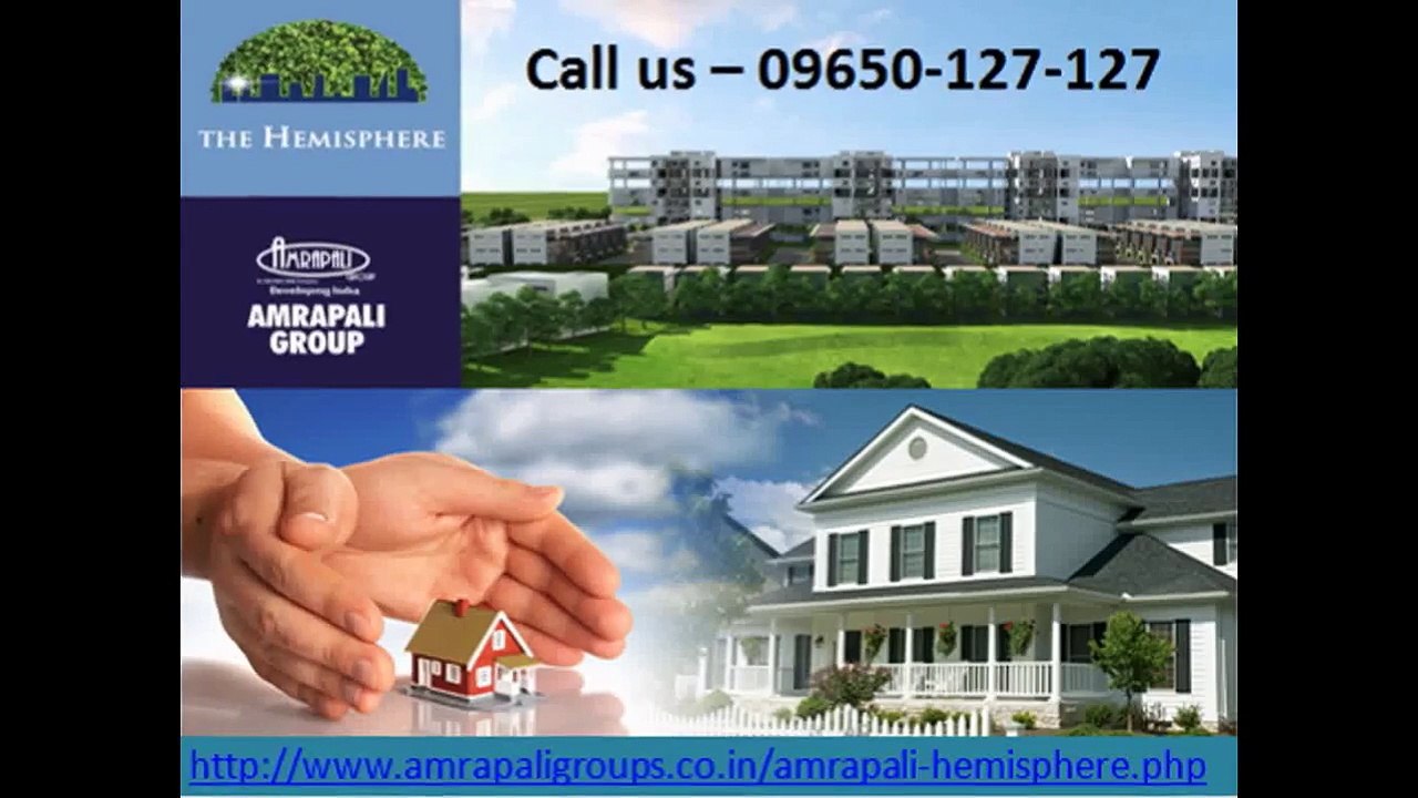 New one Villas Amrapali Hemisphere @ 09650-127-127