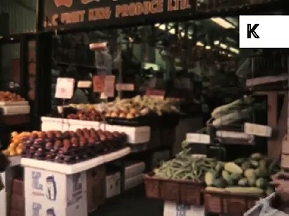 Early 1980s Vancouver, Chinatown, Noodles, Chinese Food, Archive Footage