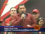 Chávez habla de amenazas