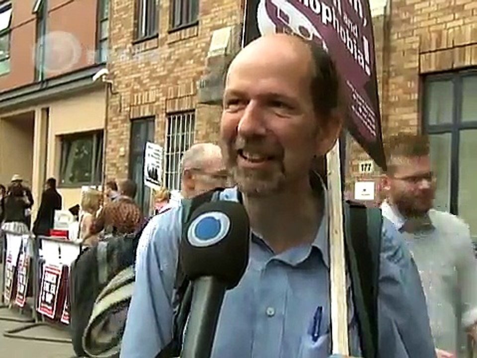 EDL turn angry at East London demo