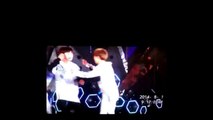Fancam 140802 EXO Chanyeol & Kai Funny Dance at The Lost Planet in Xi an