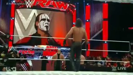 WWE Sting on RAW Reunion 19/01/2015