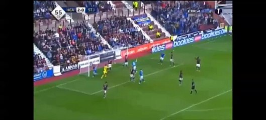 2-1 Simon Lappin Goal Scotland Premiership - 02.08.2015, Heart of Midlo 2-1 St. Johnstone