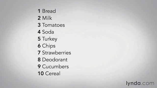 Improving Your Memory Linking numbers to pictures