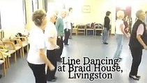 Line Dancing at Braid House, Livingston, West Lothian