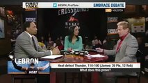 First Take - Lebron James embarrasses Kevin Durant