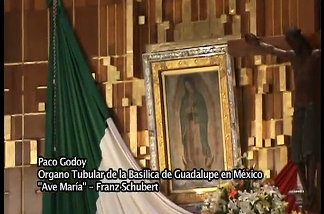 Paco Godoy en la Basílica de Guadalupe de México en el órgano Tubular