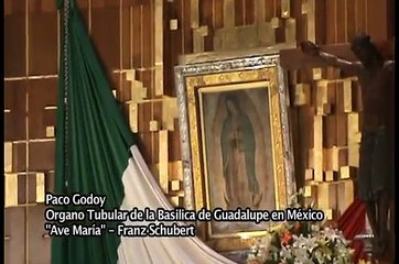 Paco Godoy en la Basílica de Guadalupe de México en el órgano Tubular