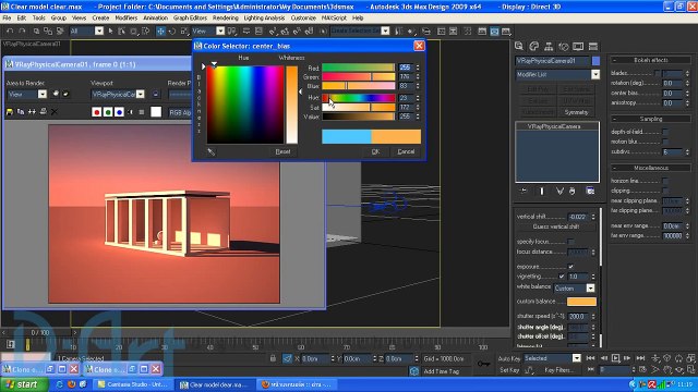 D-ART 3ds Max Tutorial Vray sun_cam05.mp4