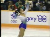 Midori Ito 伊藤 みどり (JPN) - 1988 Calgary, Ladies' Long Program (HQ)