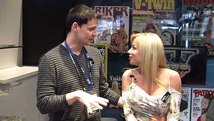 Angie From Easyriders TopLess Tech Talks with Two Wheel Thunder TV