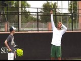 Tennis Lessons: Master The Topspin Kick Serve by Pat Rafter