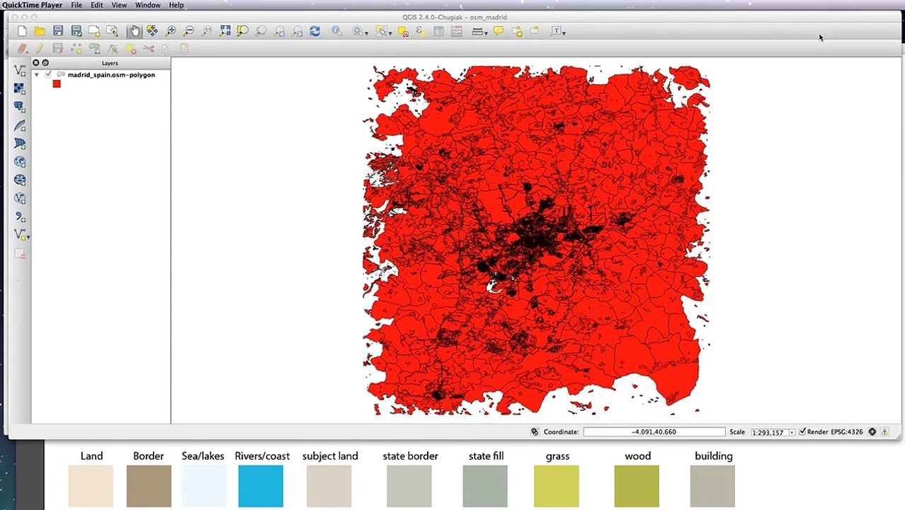 QGIS lesson 15 – Styling OpenStreetMap data