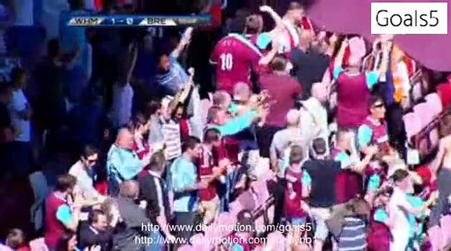 Diafra Sakho Goal West Ham United 1 - 0 Werder Bremen Friendly Match 2-8-2015