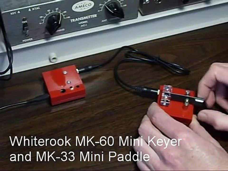 MK-33 Mini Single Lever Paddle | MK-60 Keyer | QRP Portable