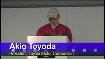 Akio Toyoda Addresses Kentucky Team Members