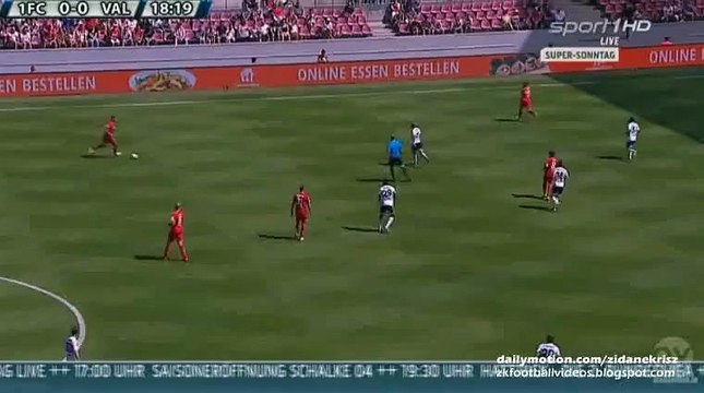 1-0 Philipp Hosiner Goal _ 1. FC Köln v. Valencia - Colonia Cup 02.08.2015