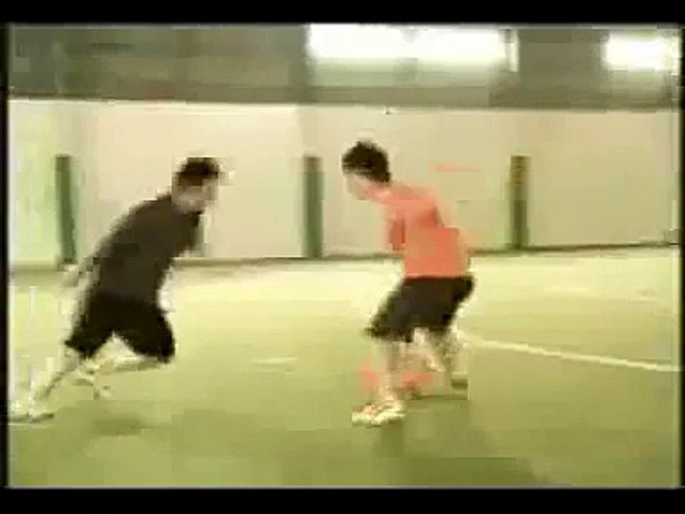 football / soccer skills tutorial how to get past a player / defender