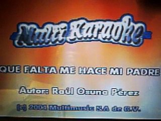 Adan Chalino Sanchez  Karaoke  Que falta me hace mi padre