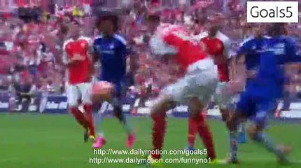 Arsenal 1 - 0 Chelsea 1st Half FULL Highlights Community Shield 2-8-2015