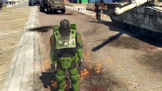 GTA 5 IRON MAN - (GTA V PC Mods Gameplay Brutality Killing)